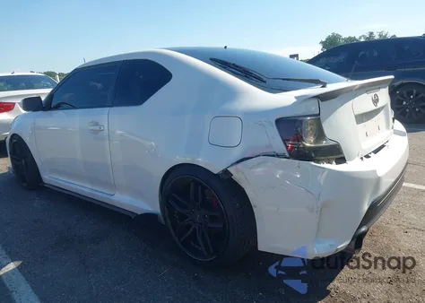 2014 Scion Tc Monogram from USA, damaged, VIN JTKJF5C70E3085686